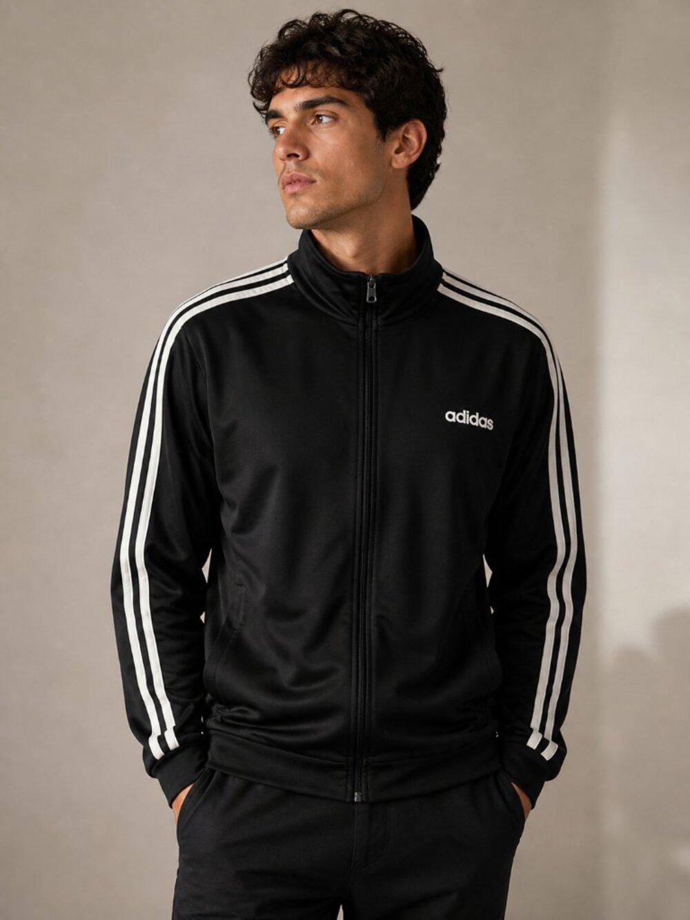 Adidas Essentials 3- Stripes tricot Track Jacket
